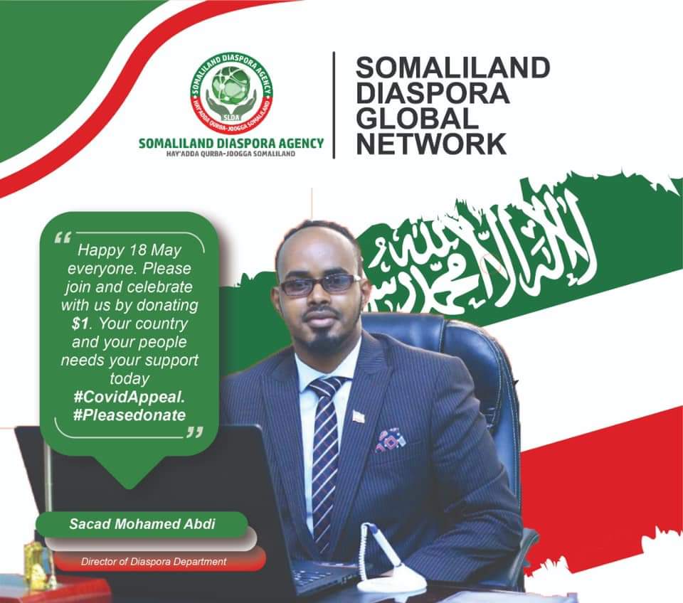 Sldd Send Congratulatory Message To Somaliland Diaspora As They Mark 18 May Celebrations Somalilandcurrent Com